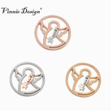 Vinnie Jewelry 33mm Angel Coin Disc with Star Dangle - 5pcs/lot