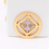 Vinnie Jewelry 33mm Cubo Coin Disc Frame Pendant My Coin Holder 5pcs/lot