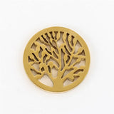 Vinnie Jewelry 33mm Tree Life Coin Stainless Steel Pendant Lot