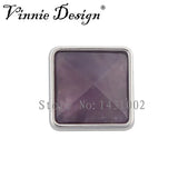 Vinnie Jewelry 5 Pyramid Wishing Stone Charms for Bracelet Keys
