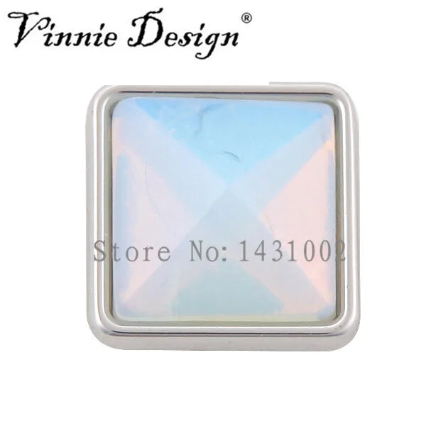 Vinnie Jewelry 5 Pyramid Wishing Stone Charms for Bracelet Keys