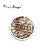 Vinnie Jewelry 33mm Leather Coin Frame Pendant 5pcs/lot