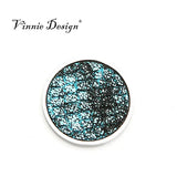 Vinnie Jewelry 33mm Leather Coin Frame Pendant 5pcs/lot