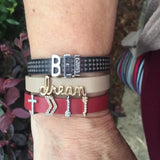 Vinnie Jewelry Dream Slide Charms for Wrap Bracelets 10pcs/lot