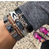 Vinnie Jewelry Dream Slide Charms for Wrap Bracelets 10pcs/lot