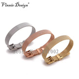 Vinnie Stainless Steel Mesh Bracelet Sets with Charms for Women