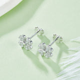 18K Moissanite Earrings For Women Anniversary Gift