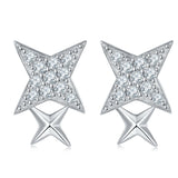 18K Moissanite Earrings For Women Anniversary Gift