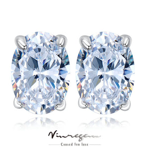 Sapphire Courndum Stud Earrings 925 Sterling Silver Jewelry