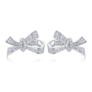 18K Sapphire Faceted Gemstone Stud Earrings 925 Sterling Silver
