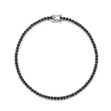 18K Sapphire Gemstones Bracelet Women 925 Silver Fine Jewelry