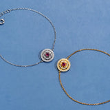 Plated Sapphire Gemstones Bracelets Anniversary Gift