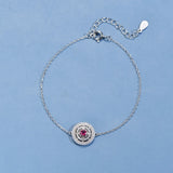 Plated Sapphire Gemstones Bracelets Anniversary Gift