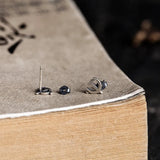925 Sterling Silver Night Owl Stud Earring Men Women Jewelry