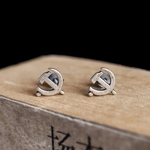 925 Sterling Silver Night Owl Stud Earring Men Women Jewelry