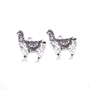 100 pcs Alpaca Charms for DIY Bracelet Necklace Earrings Jewelry Making