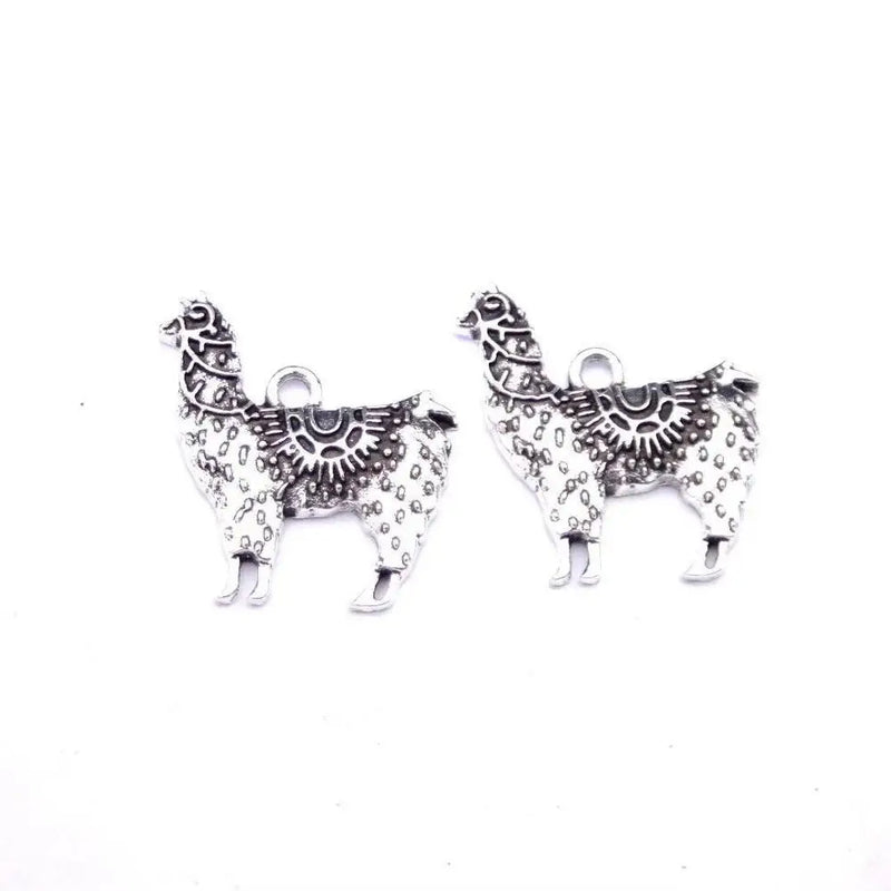 100 pcs Alpaca Charms for DIY Bracelet Necklace Earrings Jewelry Making