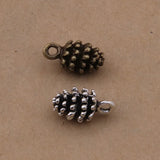 100pcs Pine Nuts Charms Antique Bronze DIY Jewelry Findings