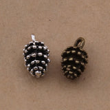 100pcs Pine Nuts Charms Antique Bronze DIY Jewelry Findings