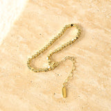 Vintage 18K Plated Bracelet Round Charm Classic Chain Female Jewelry