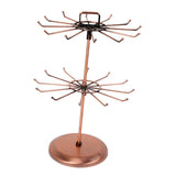 Vintage 2 Tiers Jewelry Rotating Hanging Display Organizer