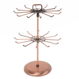 Vintage 2 Tiers Jewelry Rotating Hanging Display Organizer