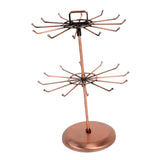Vintage 2 Tiers Jewelry Rotating Hanging Display Organizer