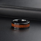 Vintage Unisex Stainless Steel Rings 8mm Titanium Stainless Steel Finger Band