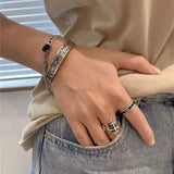 Vintage Graffiti Punk Bracelet Y2K Jewelry
