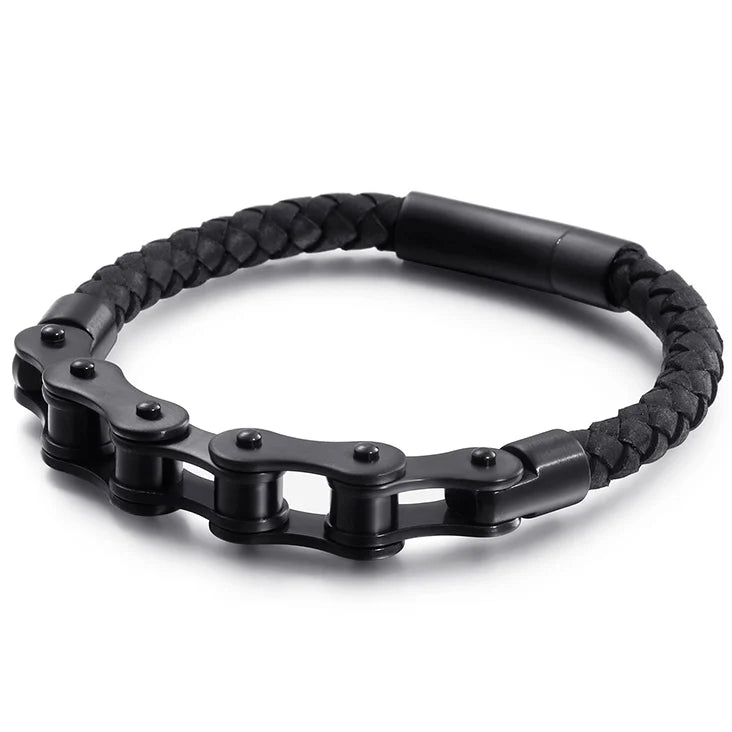 Vintage 6MM Stainless Steel Chain Bracelet for Men