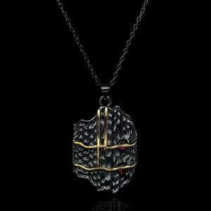 925 Silver Necklace Geometric Pendant Unique Sweater Chain
