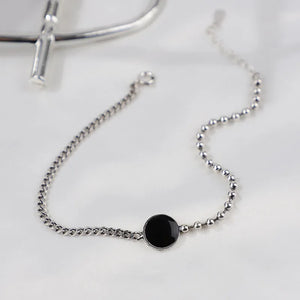 925 Sterling Silver Bead Charm Bracelet for Women Wedding Jewelry