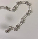 Vintage 925 Silver Charm Bracelets INS Bracelet Hand Bracelet 925 Jewelry