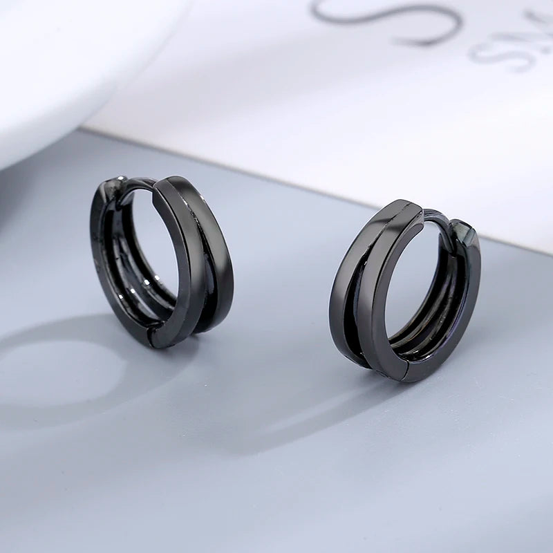 925 Silver Openwork Hoop Earrings, Fine Jewelry Gift