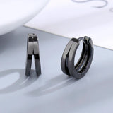 Vintage 925 Silver Earrings Openwork Hoop Women's Fine Jewelry