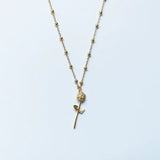 925 Silver Sunflower Pendant Necklace Women