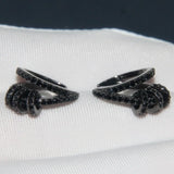 925 Silver Zircon Clips Earring Wedding Party Gift