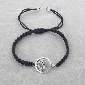 Vintage Adjustable Braid Rope Charm Bracelet for Jeep Lovers