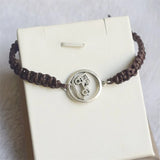 Vintage Adjustable Braid Rope Charm Bracelet for Jeep Lovers