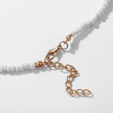 Vintage Beads Necklace Chain on Neck Clothing Accessories Jewelry Gift