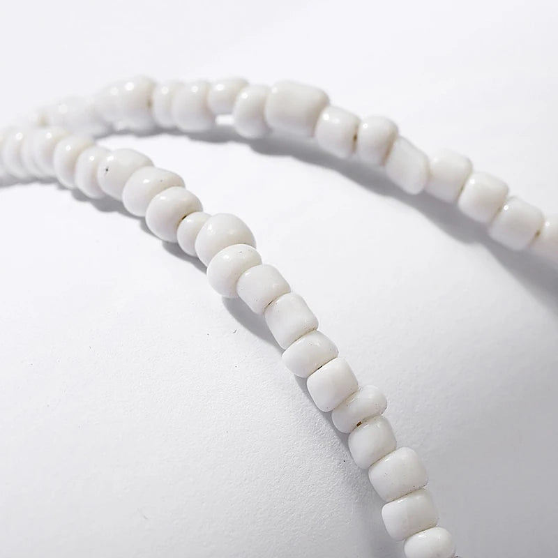 Vintage Beads Necklace Chain on Neck Clothing Accessories Jewelry Gift