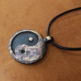 Vintage Yin Yang Necklace Charm Pendant for Party Jewelry