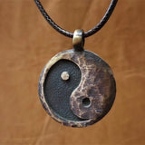 Vintage Yin Yang Necklace Charm Pendant for Party Jewelry