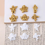 Vintage Angel Resin Cabochons Flatback Ornament Accessories 40pcs