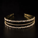 Baroque Crystal Double Bridal Headwear Hairband