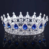 Vintage Baroque Queen King Tiara Crown Headdress
