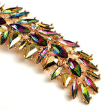 Boho Baroque Rhinestone Pendant Choker Collar Necklaces Set For Women