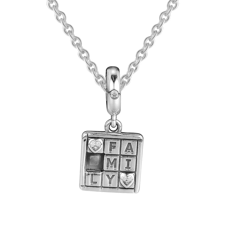 Vintage Beads Family Game Night Dangle Charms 925 Sterling Silver