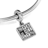Vintage Beads Family Game Night Dangle Charms 925 Sterling Silver