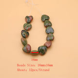 Vintage Agate Heart Pendant Necklace Women Punk Hip Hop Bracelet Bead Chain Jewe
